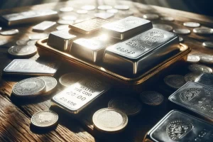 Srebro inwestycyjne — poradnik. Jak inwestować w srebro, gdzie kupić srebrne monety bulionowe i sztabki oraz gdzie najlepiej sprzedać srebro inwestycyjne.