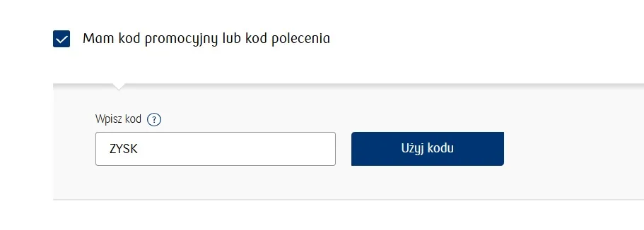 promocyjny kod pko bp