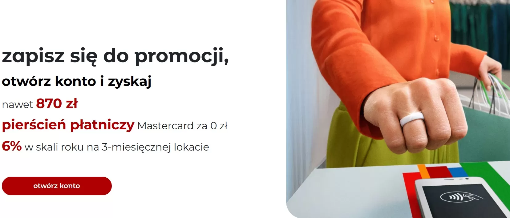 pierścień płatniczy mbank promocja