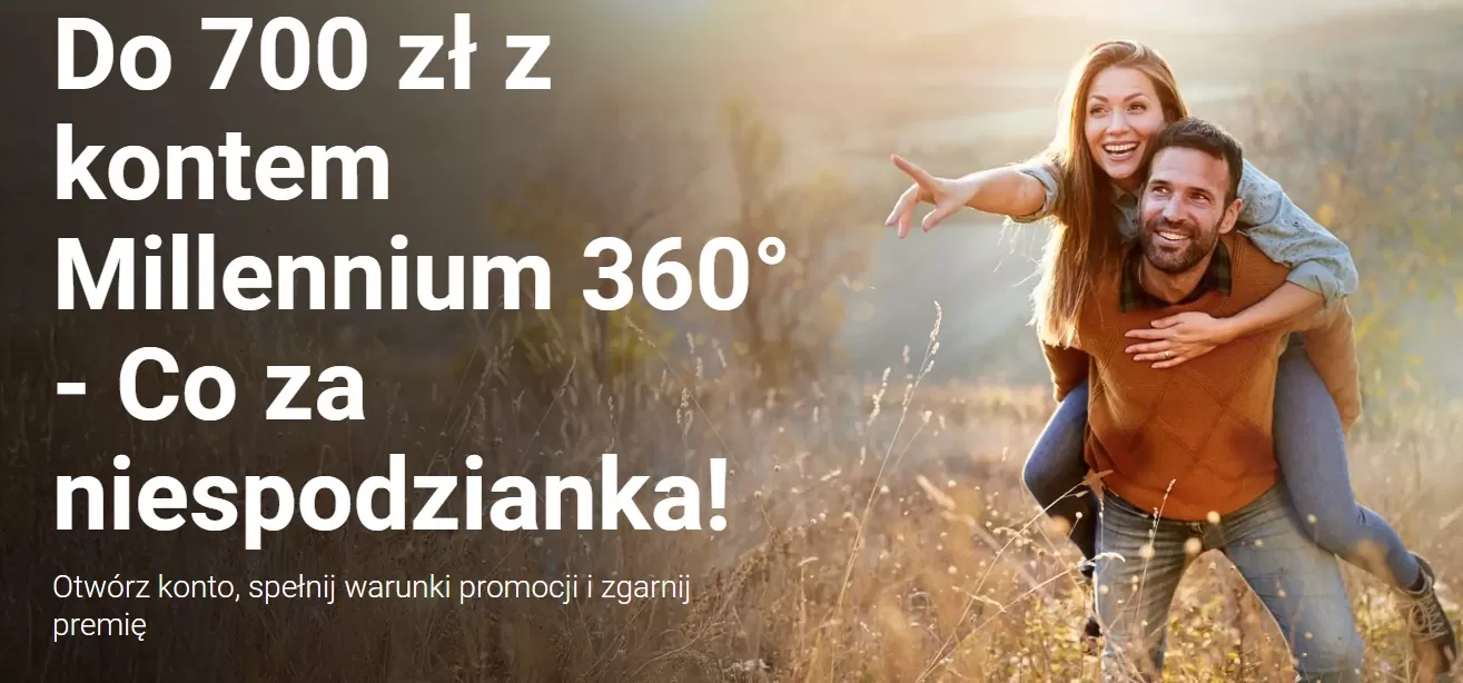 Konto Millennium 360 promocja 2025