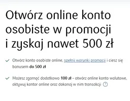 Promocja Konta za 0 w banku PKO BP – aż 600 zł premii za założenie konta