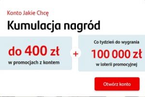Promocja Konta Jakie Chcę w banku Santander – nawet 480 zł nagród za konto