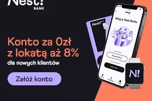 Promocja darmowego Nest Konta w Nest Bank: 400 zł moneybacku 