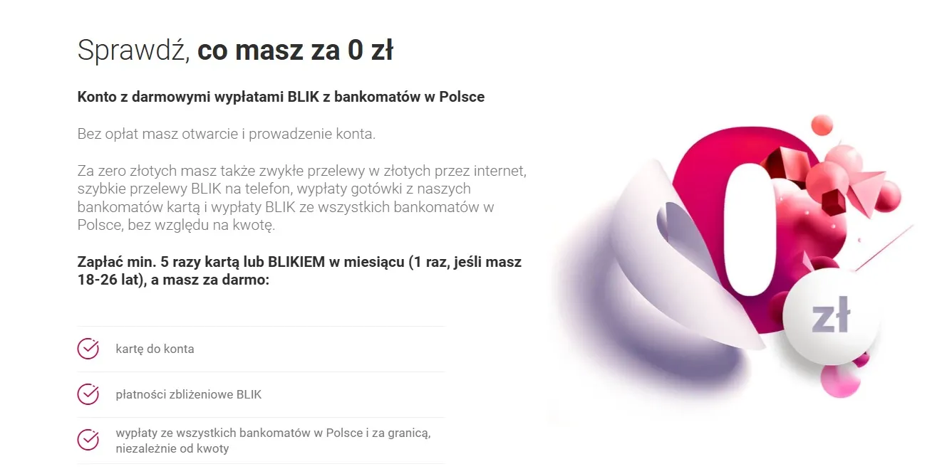 darmowe konto millennium bank 