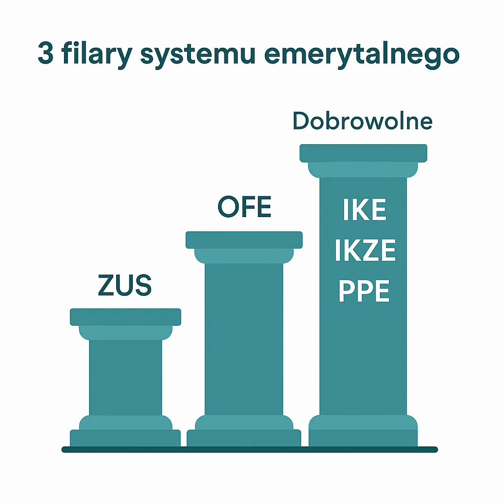 3 filary systemu emerytalnego w Polsce