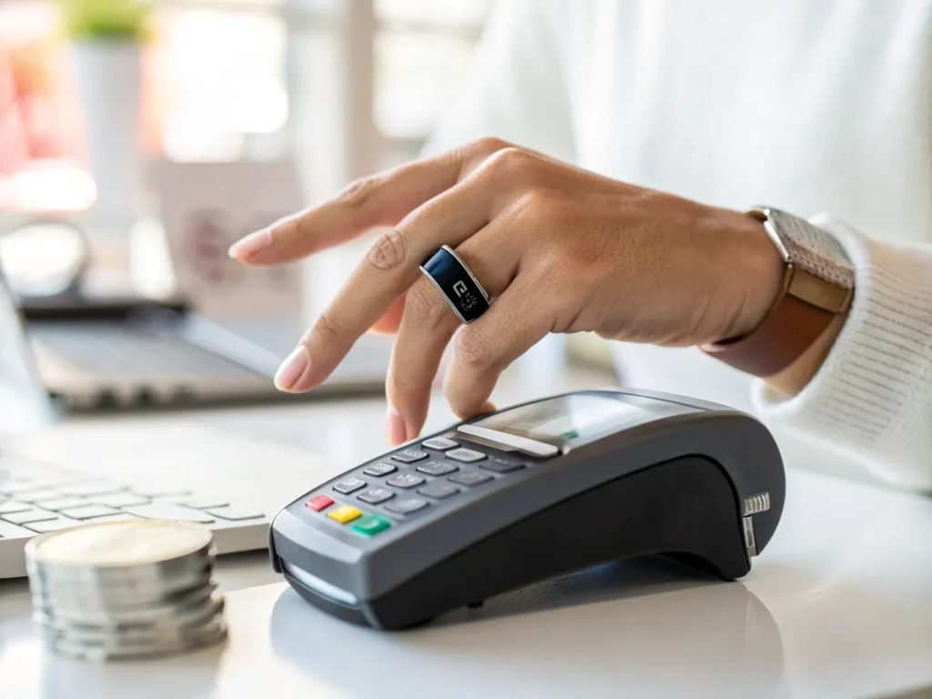 Obrączka płatnicza, terminal płatniczy, nfc