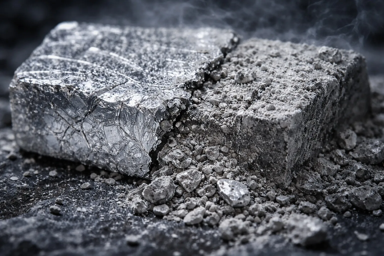 rozpad cyny w ujemnych temperaturach