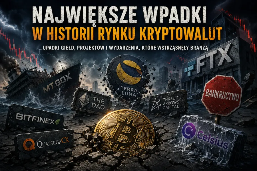 Największe wpadki w historii rynku kryptowalut